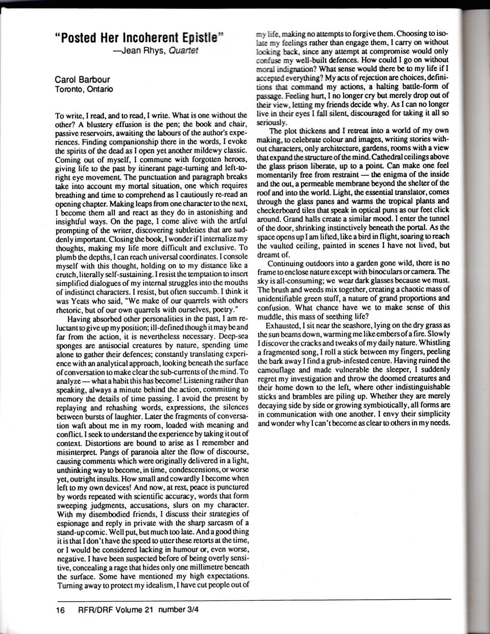 RFR - Posted her....